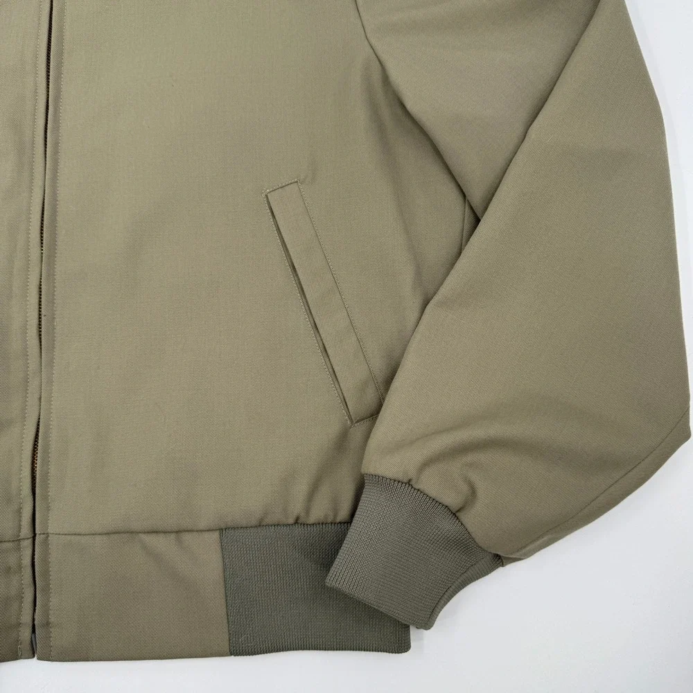 Military Equipment Corp USMC Bomber Jacket Mens 40R Olive Wool Blend Epaulets